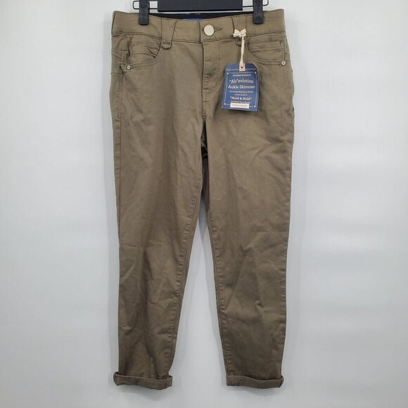 Democracy Ab Solution Ankle Skimmer Pants Women Size 6P NWT FLAWED DIRTY - Picture 1 of 16
